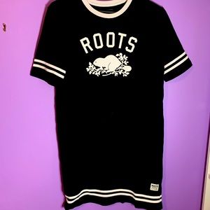 NWOT Black and white Roots dress - never worn